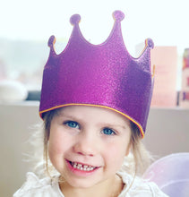 Bookywoo Sparkle Glitter Party Crowns - 5 Pack